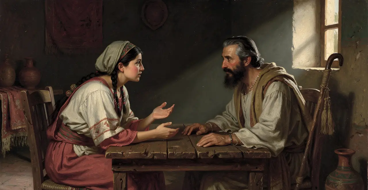 Genesis 27:46 — Genesis, oil painting · TruthPrints