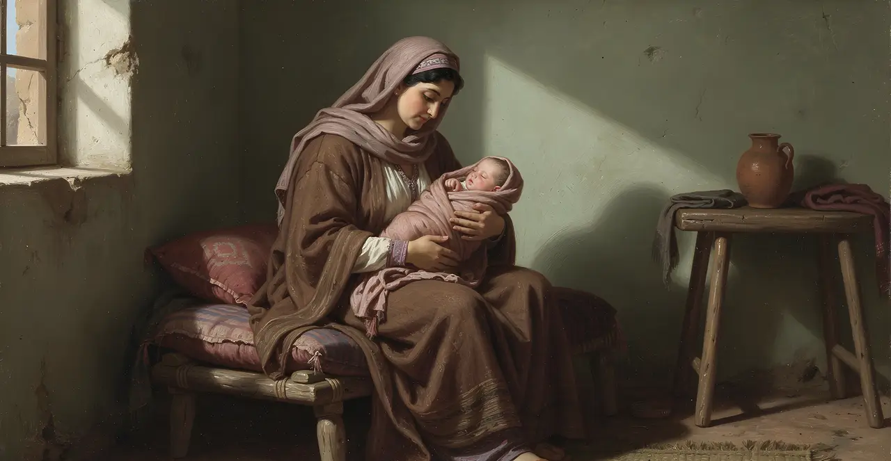 Genesis 29:34-35 — Genesis, oil painting · TruthPrints