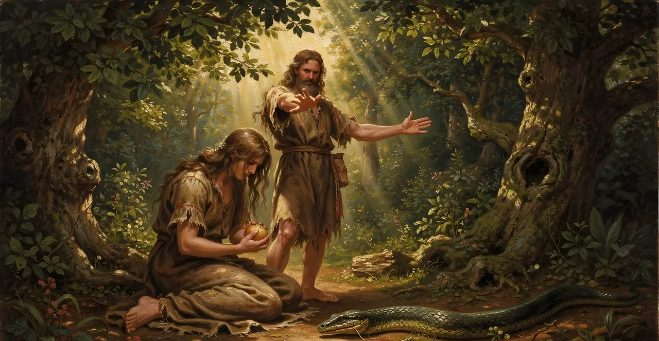 Genesis 3:12-14 — Genesis, oil painting · TruthPrints