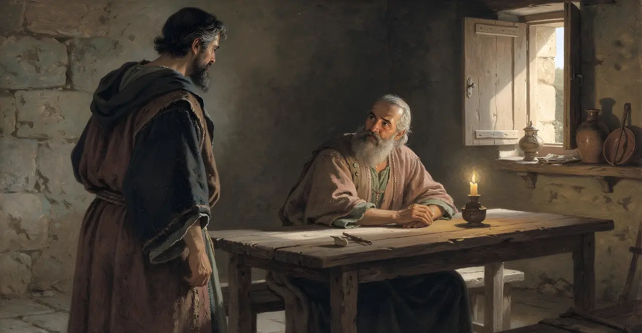 Genesis 31:41-42 — Genesis, oil painting · TruthPrints