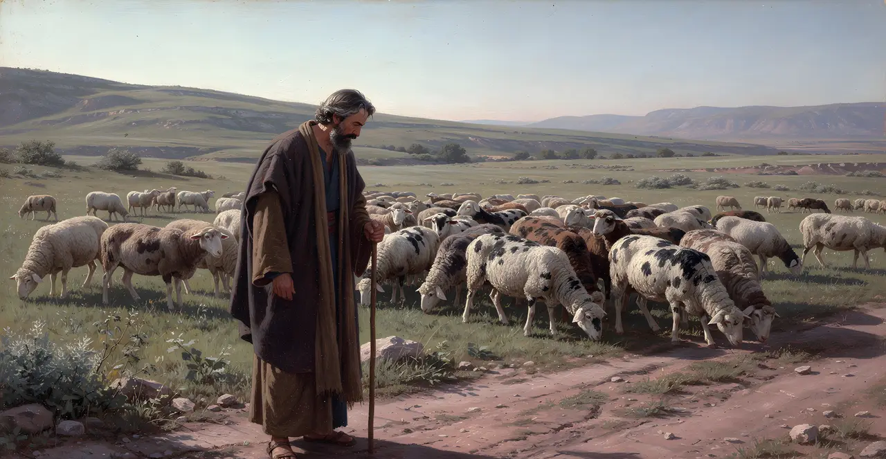 Genesis 31:6-10 — Genesis, oil painting · TruthPrints