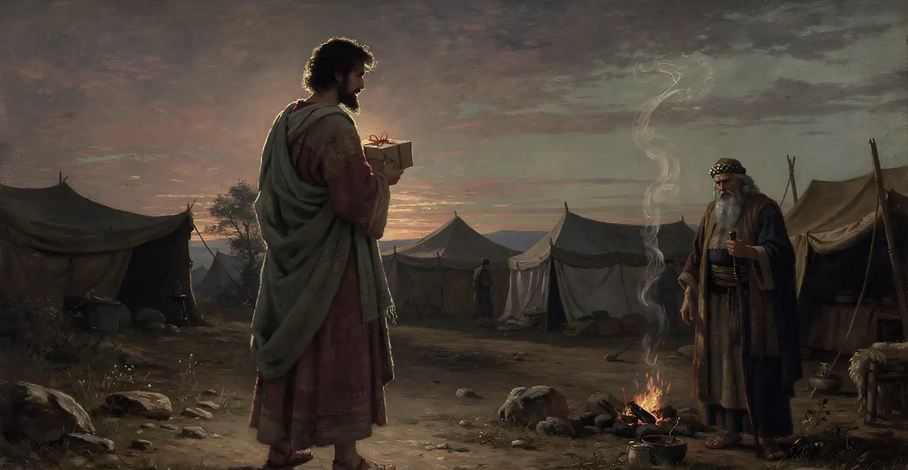 Genesis 32:18-21 — Genesis, oil painting · TruthPrints