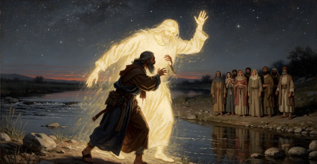 Genesis 32:22-26 — Genesis, oil painting · TruthPrints