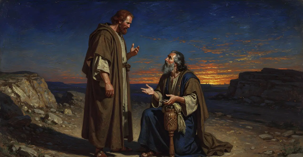 Genesis 33:10-12 — Genesis, oil painting · TruthPrints