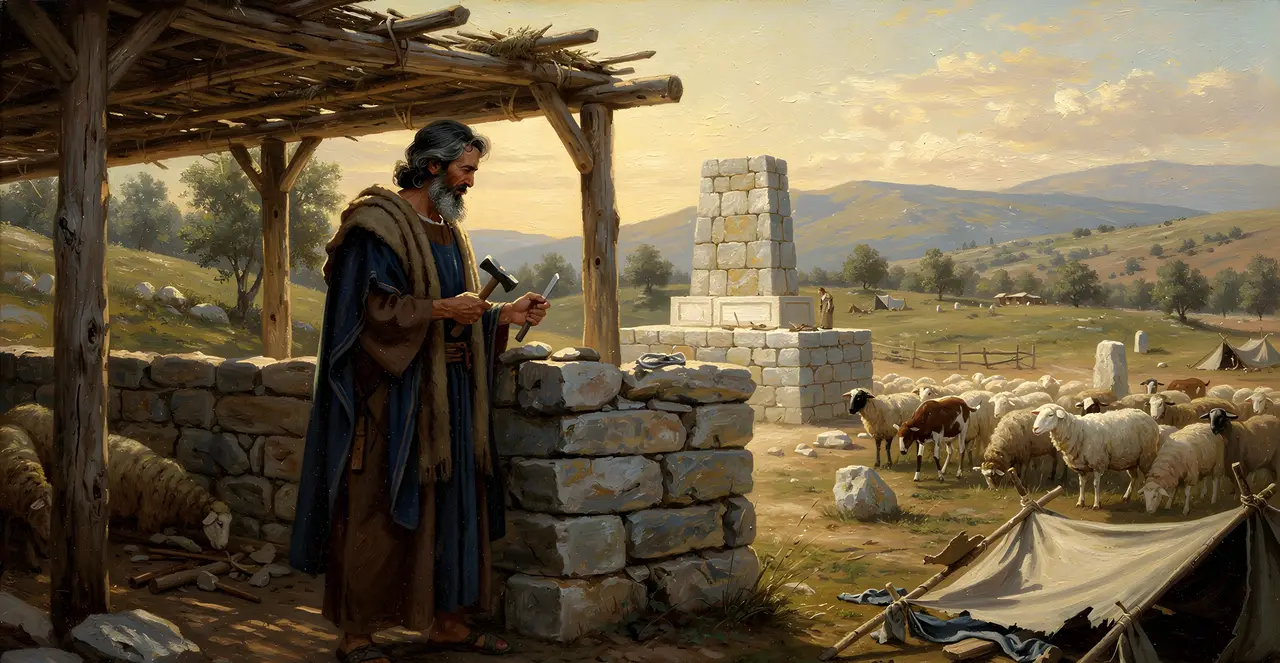 Genesis 33:16-20 — Genesis, oil painting · TruthPrints