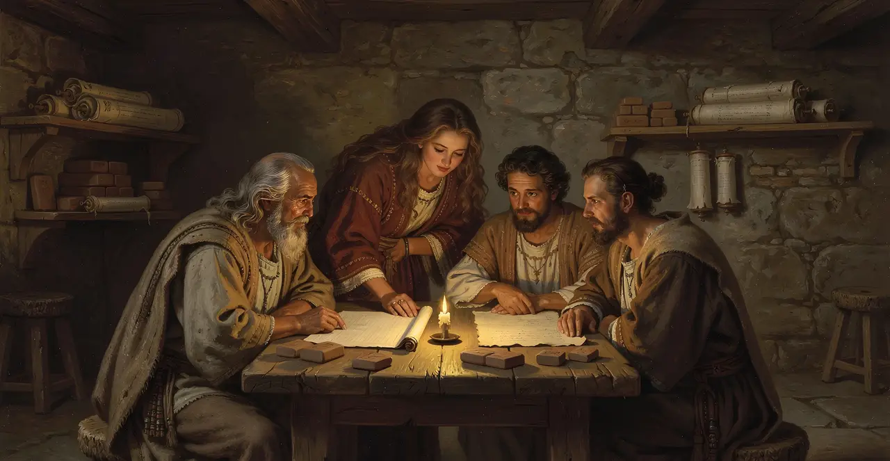 Genesis 36:24-29 — Genesis, oil painting · TruthPrints
