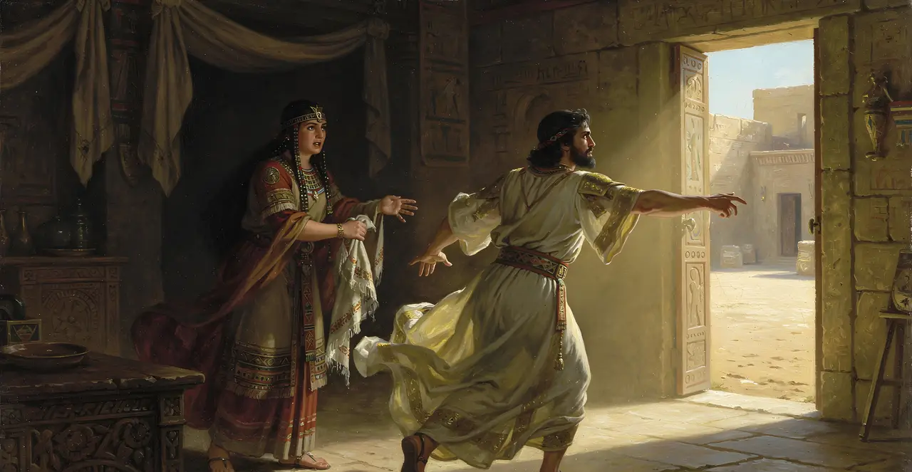 Genesis 39:11-14 — Genesis, oil painting · TruthPrints