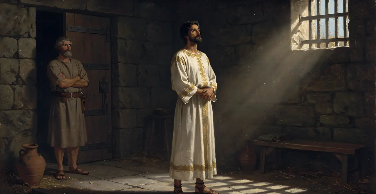 Genesis 39:20-23 — Genesis, oil painting · TruthPrints