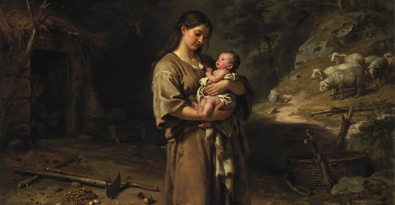Genesis 4:1-5 — Genesis, oil painting · TruthPrints