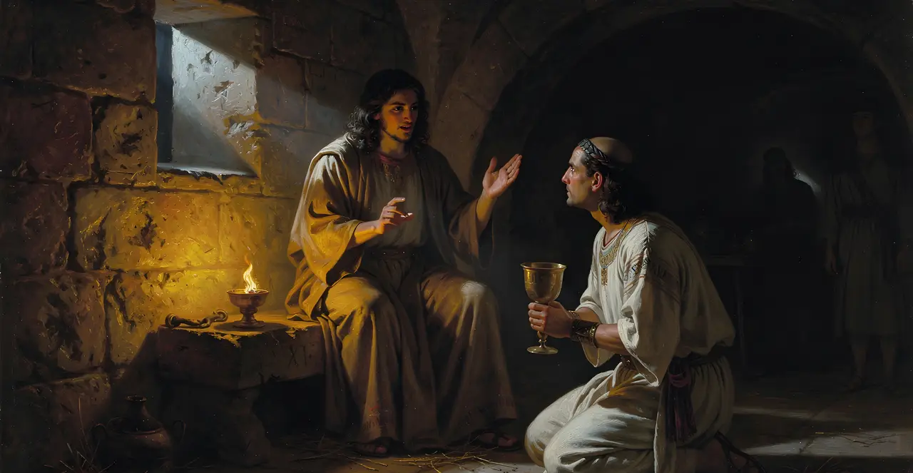Genesis 40:9-12 — Genesis, oil painting · TruthPrints