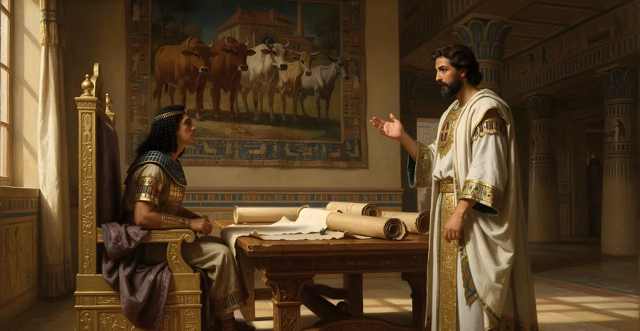 Genesis 41:23-26 — Genesis, oil painting · TruthPrints