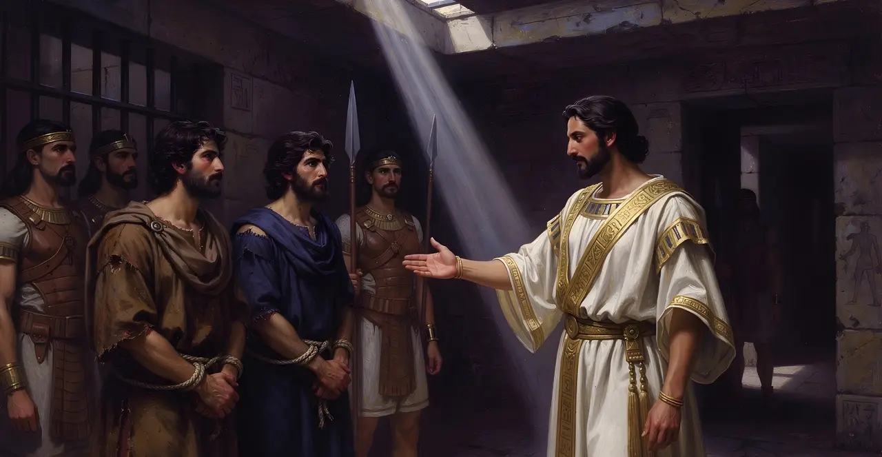 Genesis 42:15-18 — Genesis, oil painting · TruthPrints