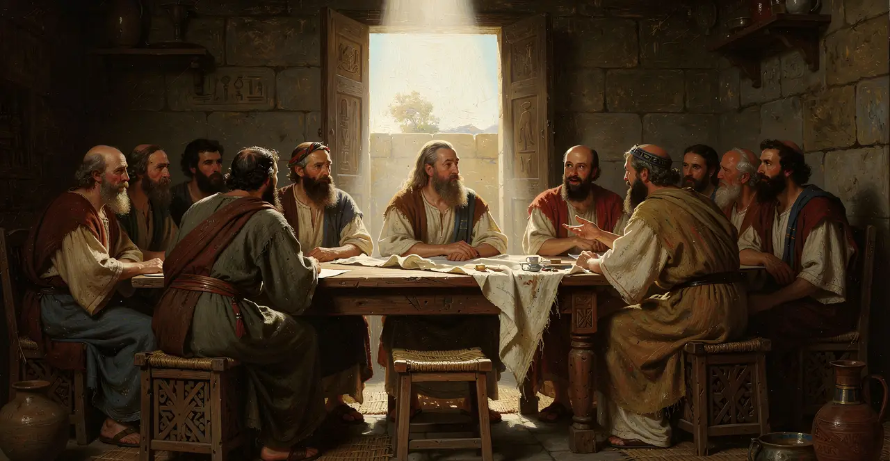 Genesis 42:31-33 — Genesis, oil painting · TruthPrints