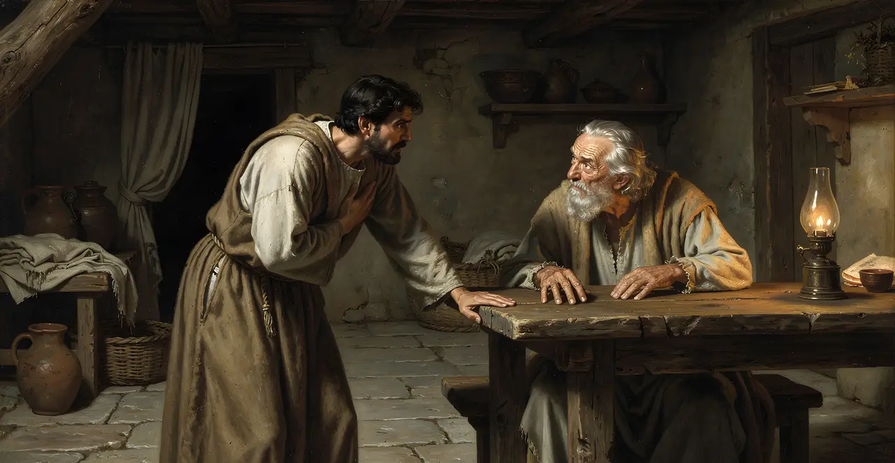 Genesis 42:37-38 — Genesis, oil painting · TruthPrints