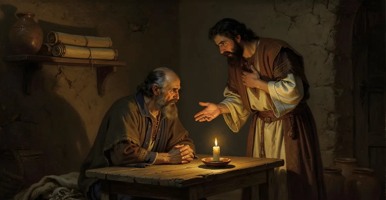 Genesis 43:1-5 — Genesis, oil painting · TruthPrints