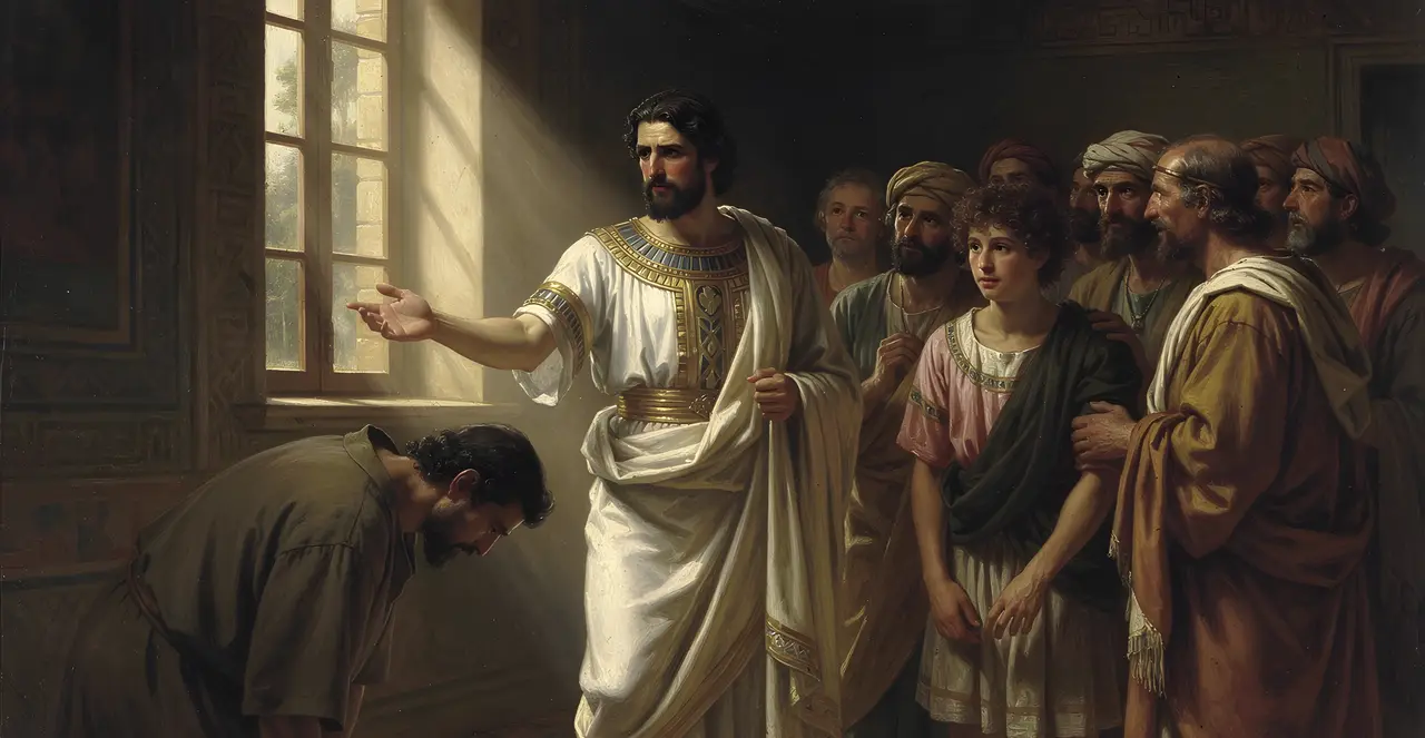 Genesis 43:16-18 — Genesis, oil painting · TruthPrints