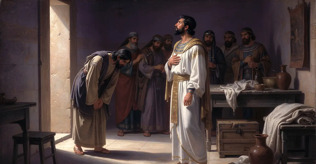 Genesis 43:27-30 — Genesis, oil painting · TruthPrints