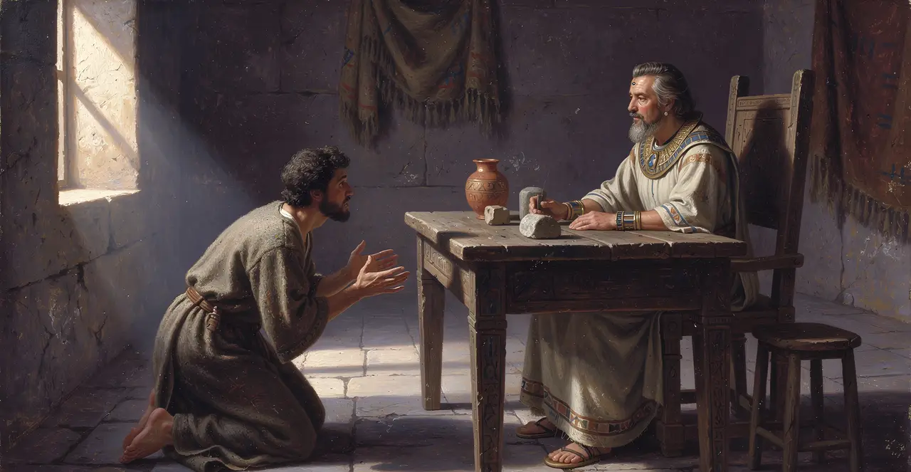 Genesis 44:27-30 — Genesis, oil painting · TruthPrints