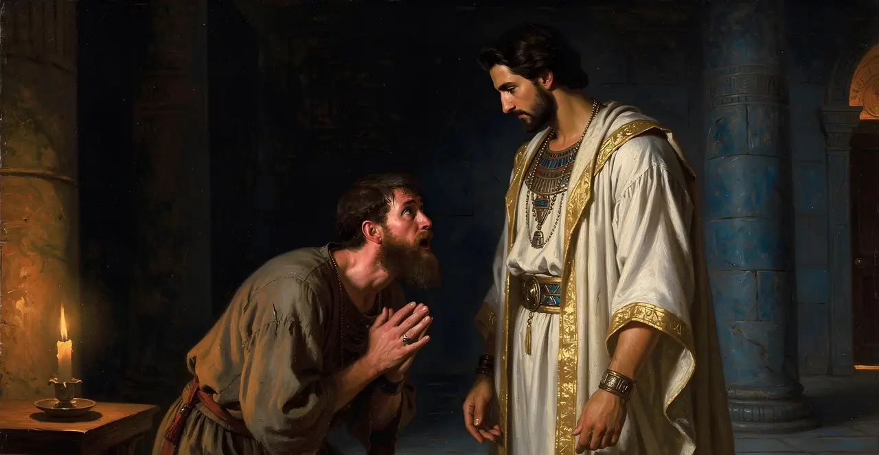 Genesis 44:31-34 — Genesis, oil painting · TruthPrints