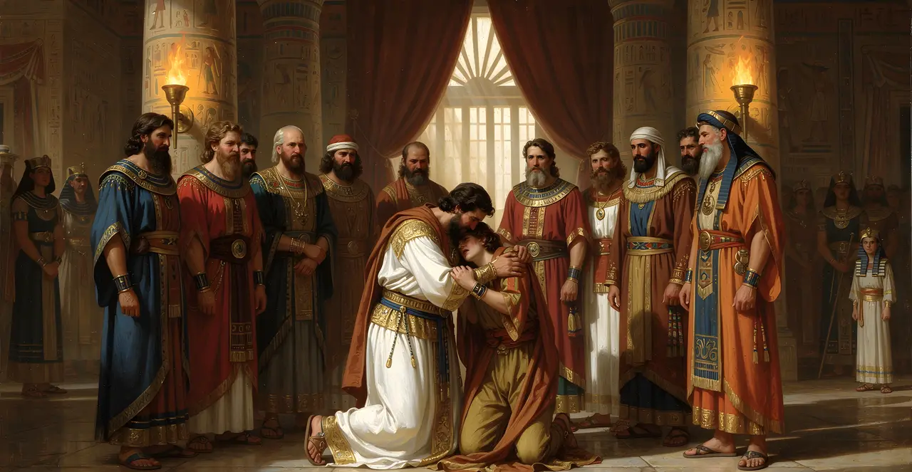 Genesis 45:13-17 — Genesis, oil painting · TruthPrints