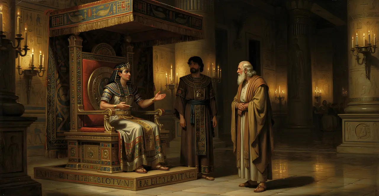 Genesis 47:11-13 — Genesis, oil painting · TruthPrints