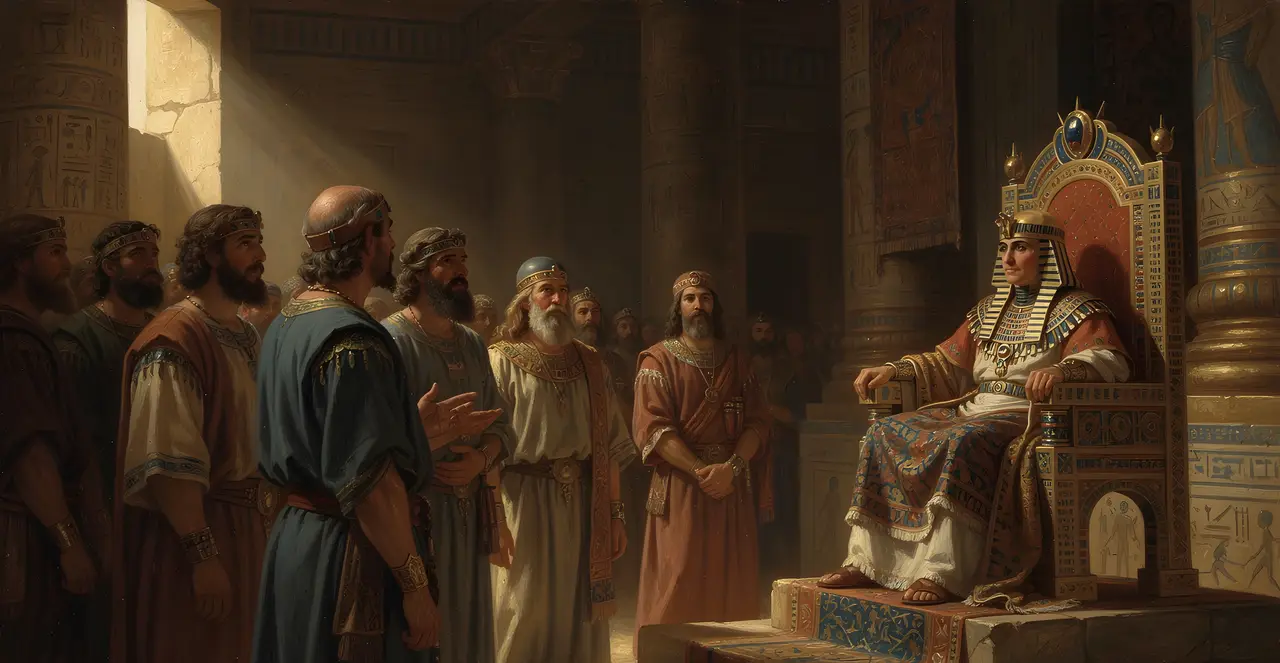 Genesis 47:4-6 — Genesis, oil painting · TruthPrints