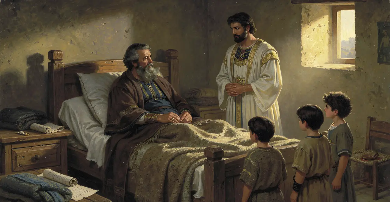 Genesis 48:1-4 — Genesis, oil painting · TruthPrints