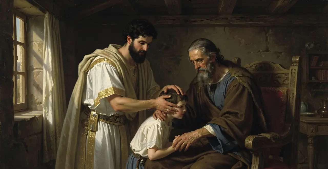 Genesis 48:16-18 — Genesis, oil painting · TruthPrints