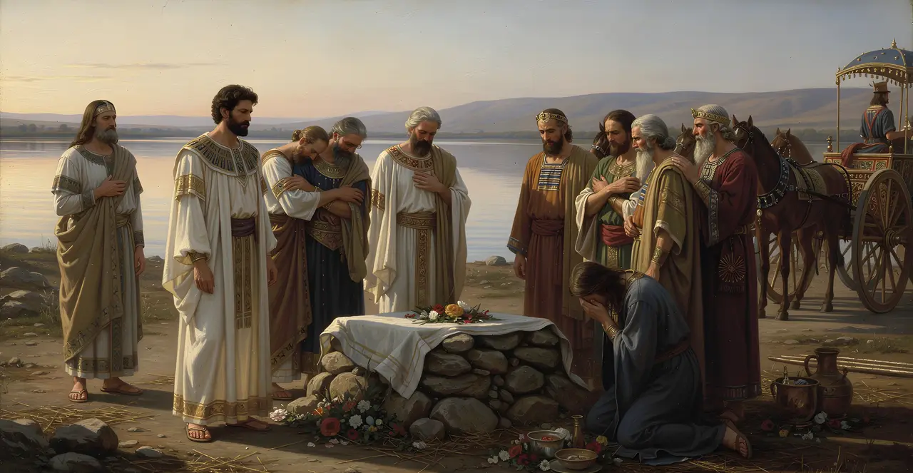 Genesis 50:8-11 — Genesis, oil painting · TruthPrints