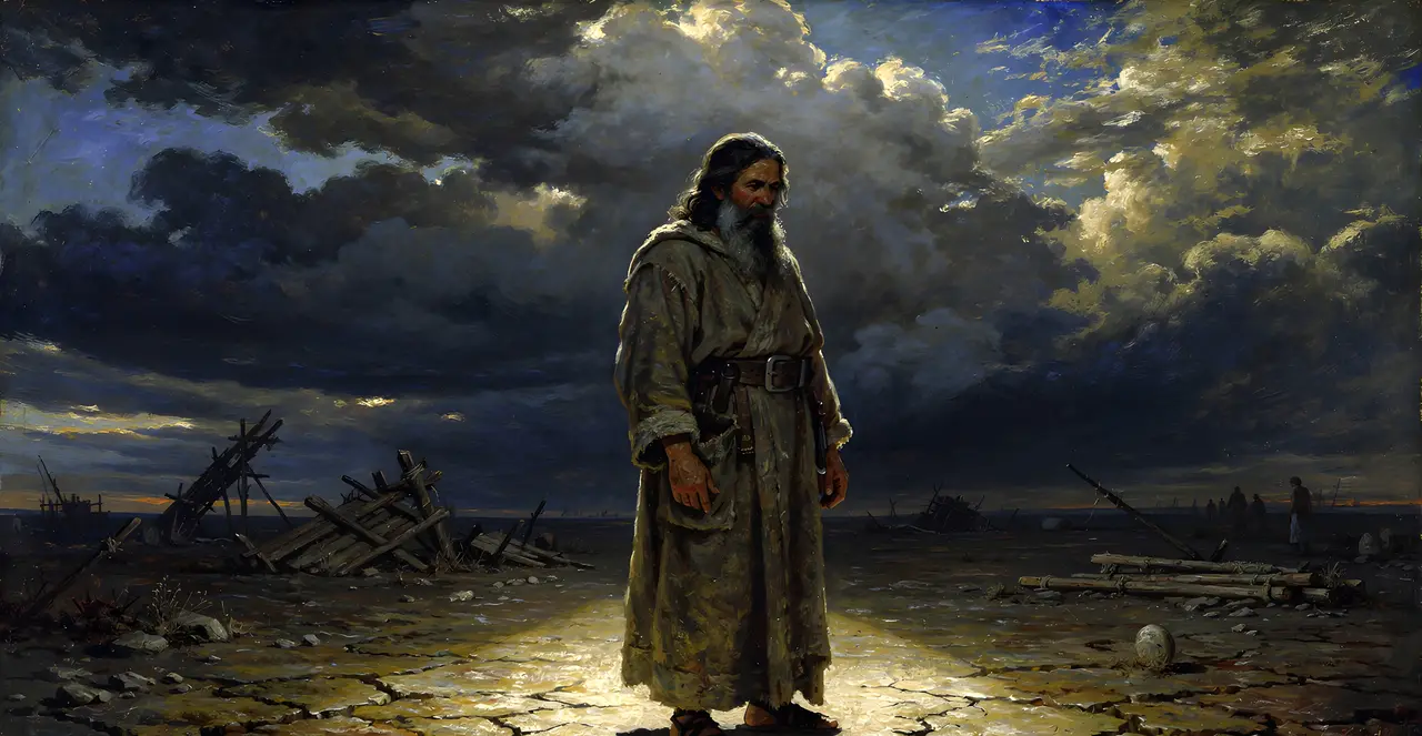 Genesis 6:9-13 — Genesis, oil painting · TruthPrints