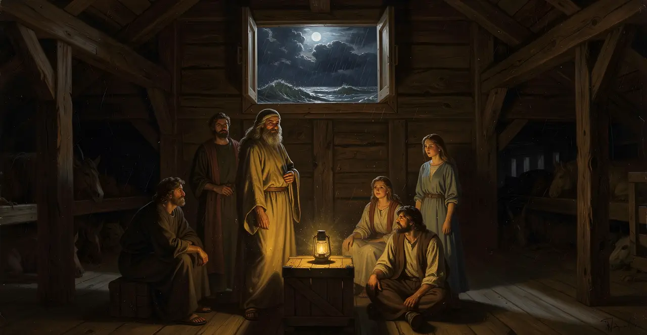 Genesis 7:4-9 — Genesis, oil painting · TruthPrints