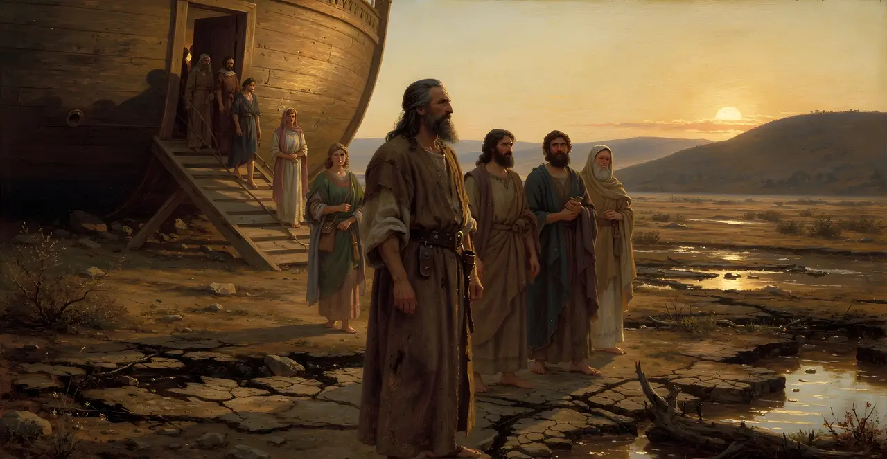 Genesis 8:14-18 — Genesis, oil painting · TruthPrints