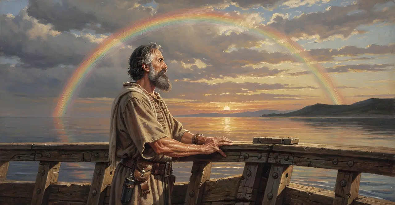 Genesis 9:10-12 — Genesis, oil painting · TruthPrints