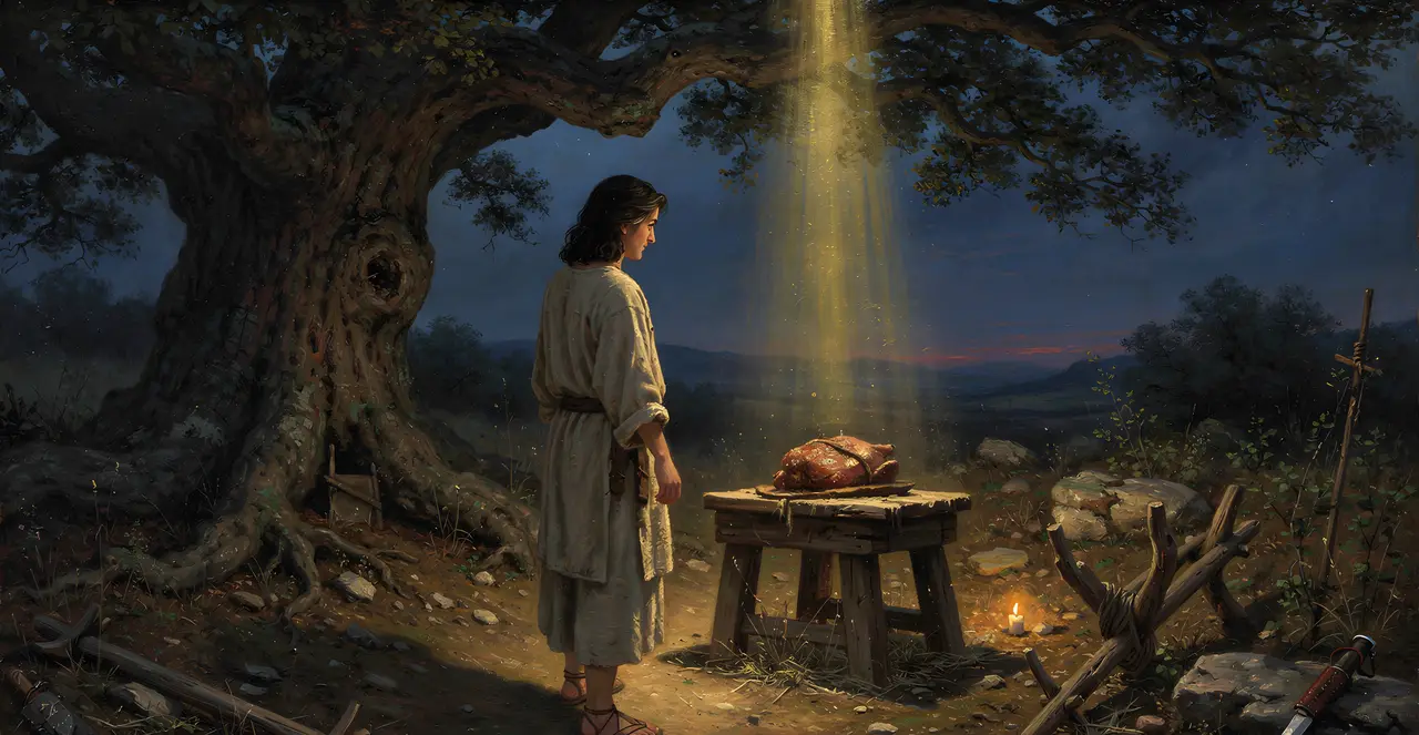 Hebrews 11:1-4 — Hebrews, oil painting · TruthPrints