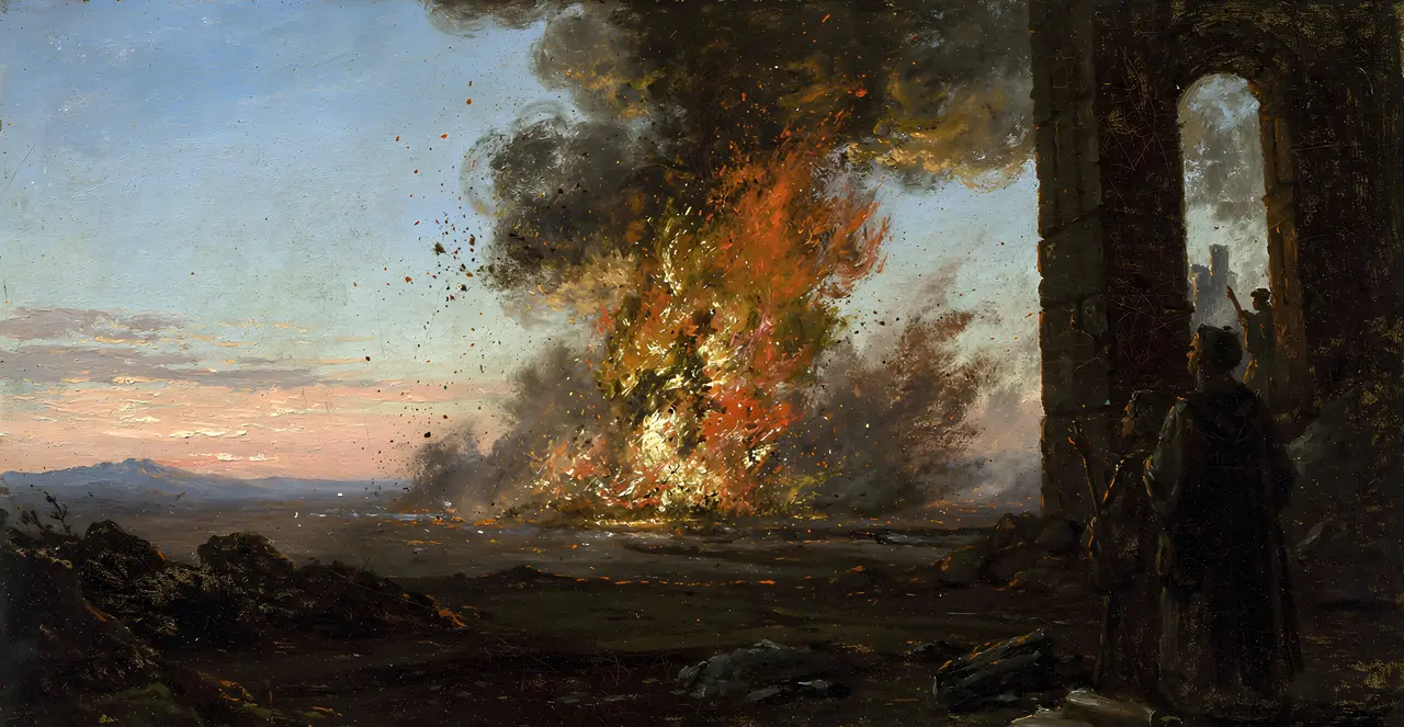 Hebrews 12:28-29 — Hebrews, oil painting · TruthPrints