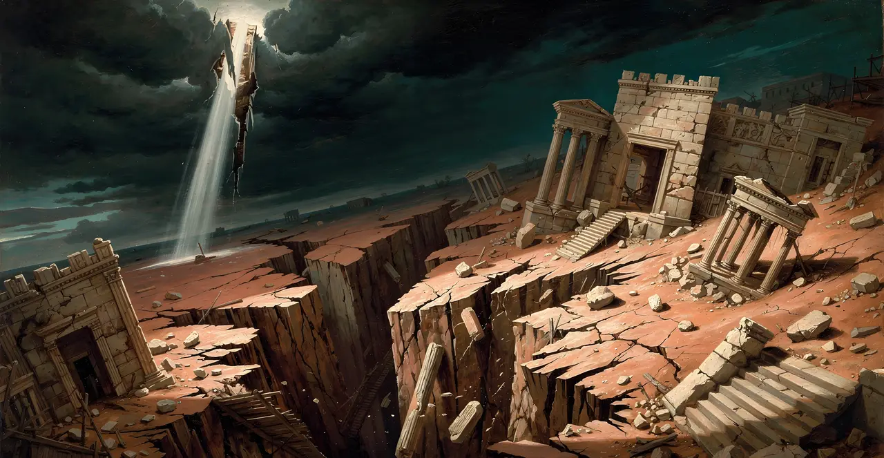 Isaiah 24:18-20 — Isaiah, oil painting · TruthPrints