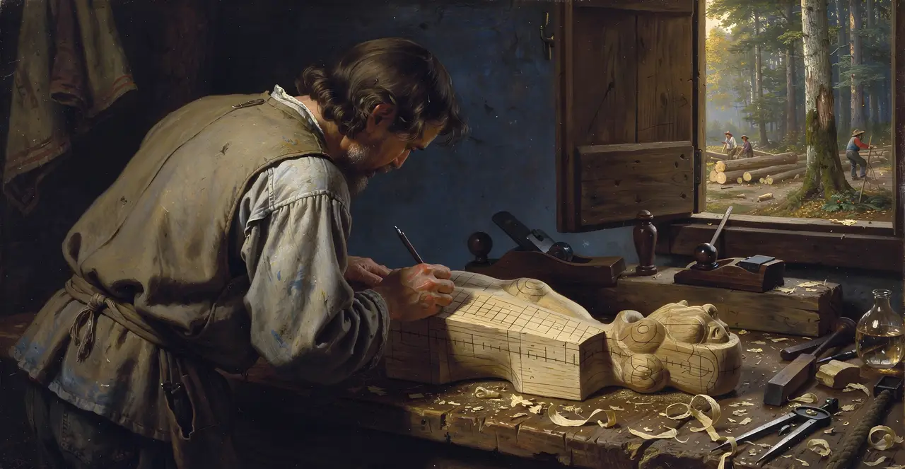 Isaiah 44:13-14 — Isaiah, oil painting · TruthPrints