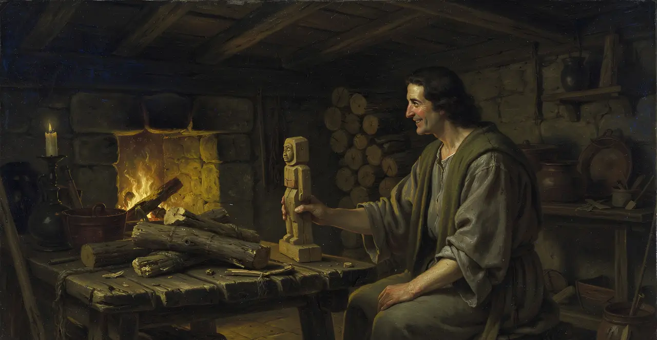 Isaiah 44:15-16 — Isaiah, oil painting · TruthPrints