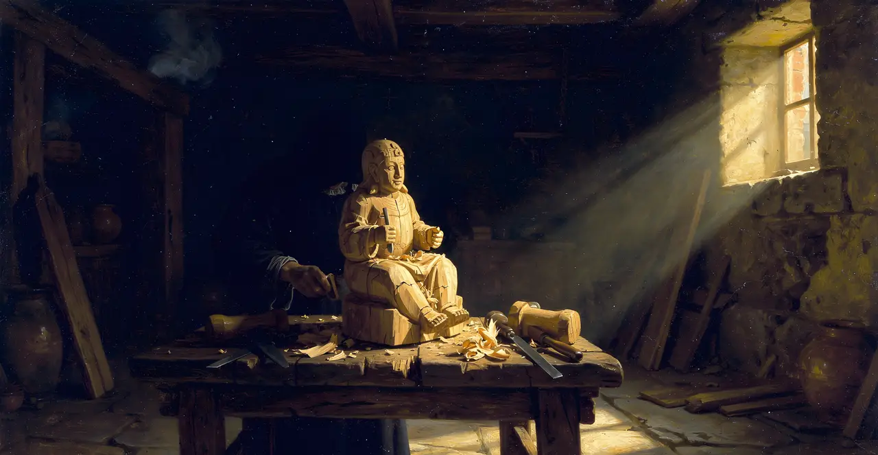 Isaiah 44:17-18 — Isaiah, oil painting · TruthPrints