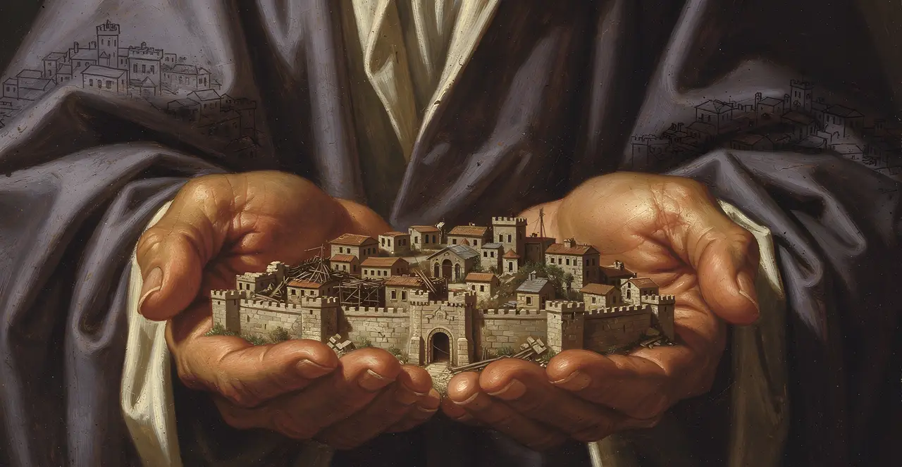 Isaiah 49:16-19 — Isaiah, oil painting · TruthPrints
