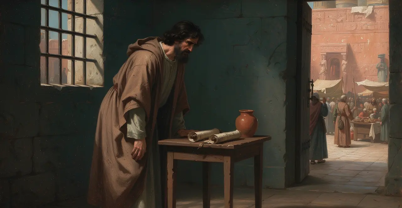 Jeremiah 20:6-8 — Jeremiah, oil painting · TruthPrints