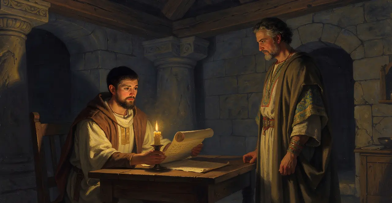 Jeremiah 36:10-11 — Jeremiah, oil painting · TruthPrints