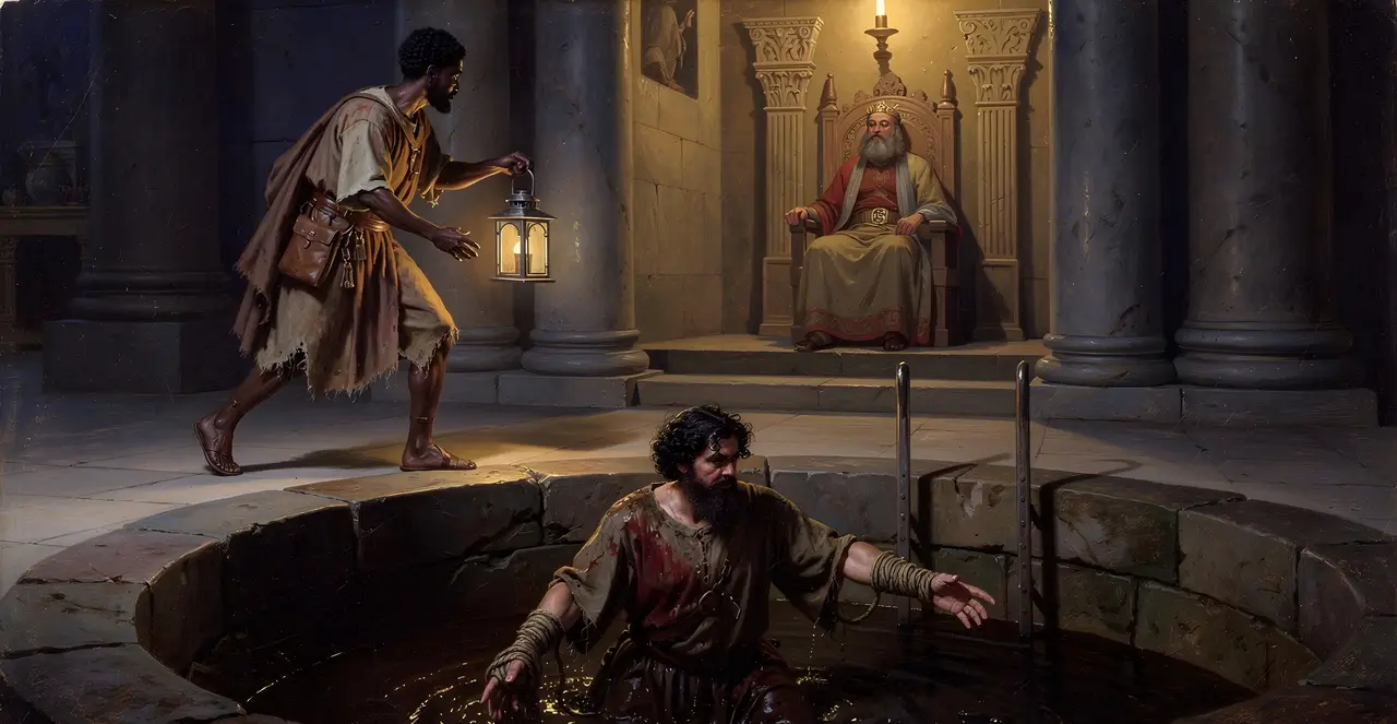 Jeremiah 38:6-8 — Jeremiah, oil painting · TruthPrints