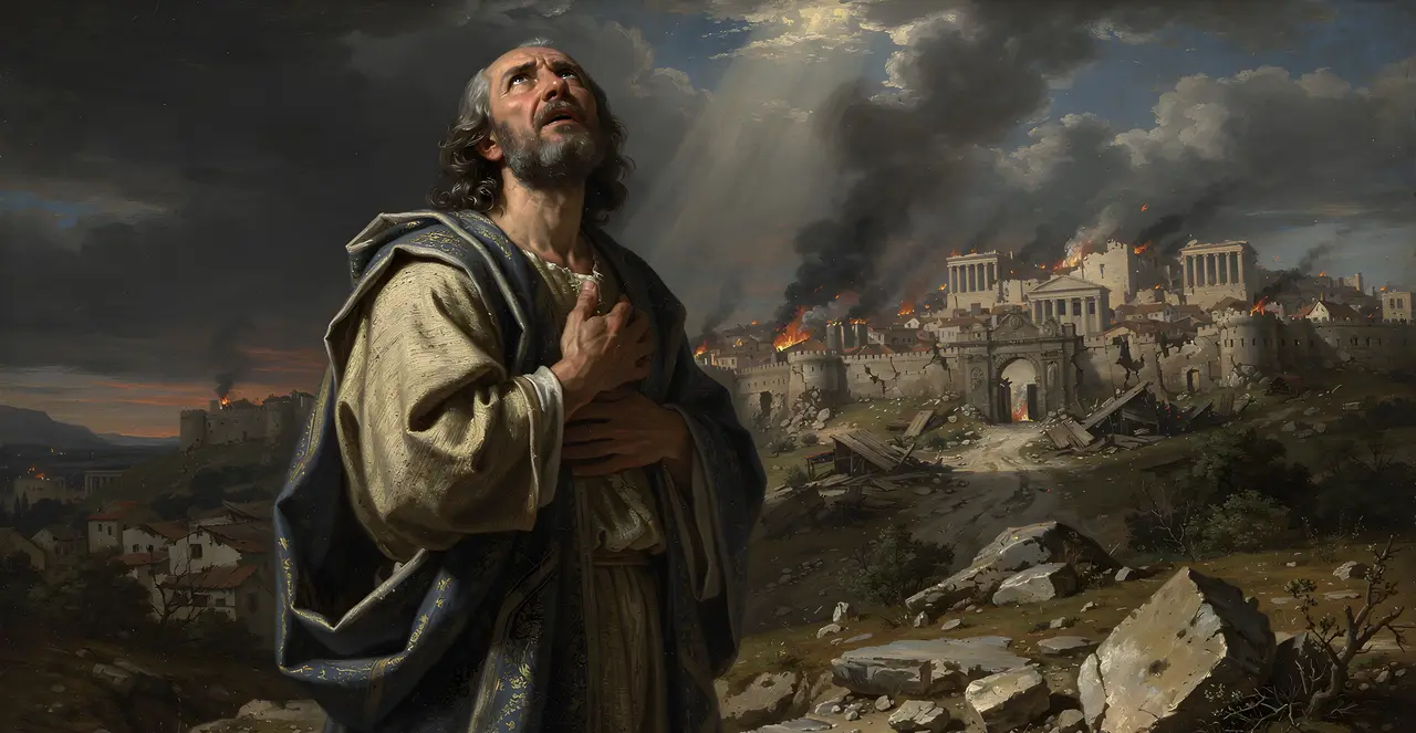 Jeremiah 4:19-22 — Jeremiah, oil painting · TruthPrints