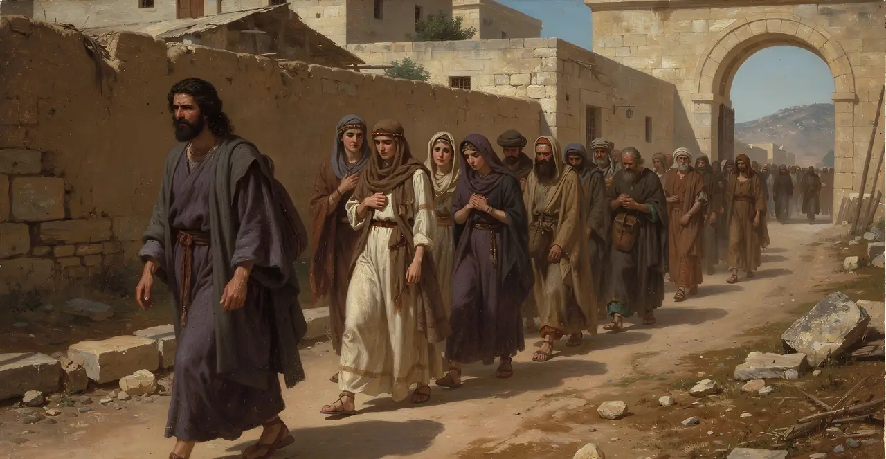Jeremiah 41:10-11 — Jeremiah, oil painting · TruthPrints