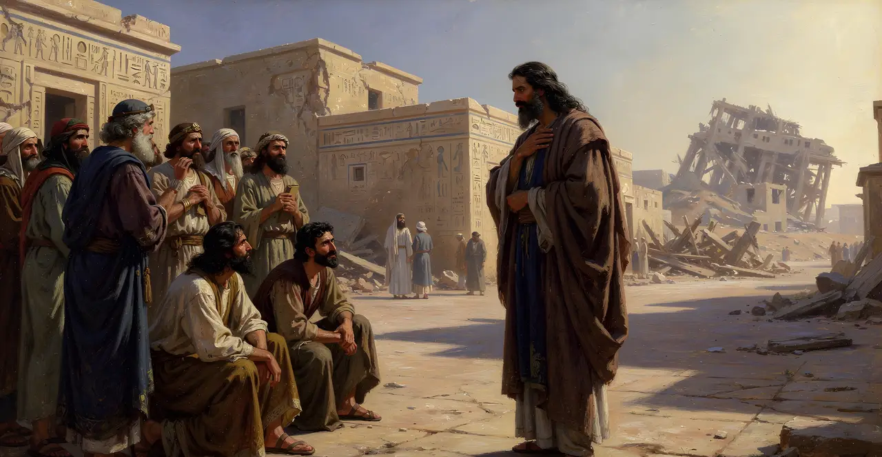 Jeremiah 44:1-3 — Jeremiah, oil painting · TruthPrints