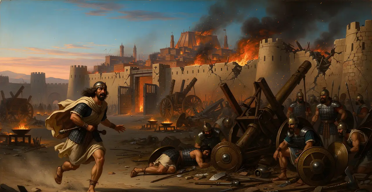 Jeremiah 51:30-32 — Jeremiah, oil painting · TruthPrints