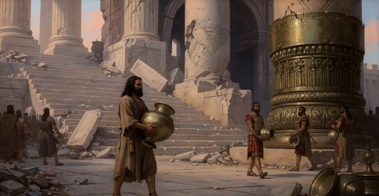 Jeremiah 52:19-21 — Jeremiah, oil painting · TruthPrints