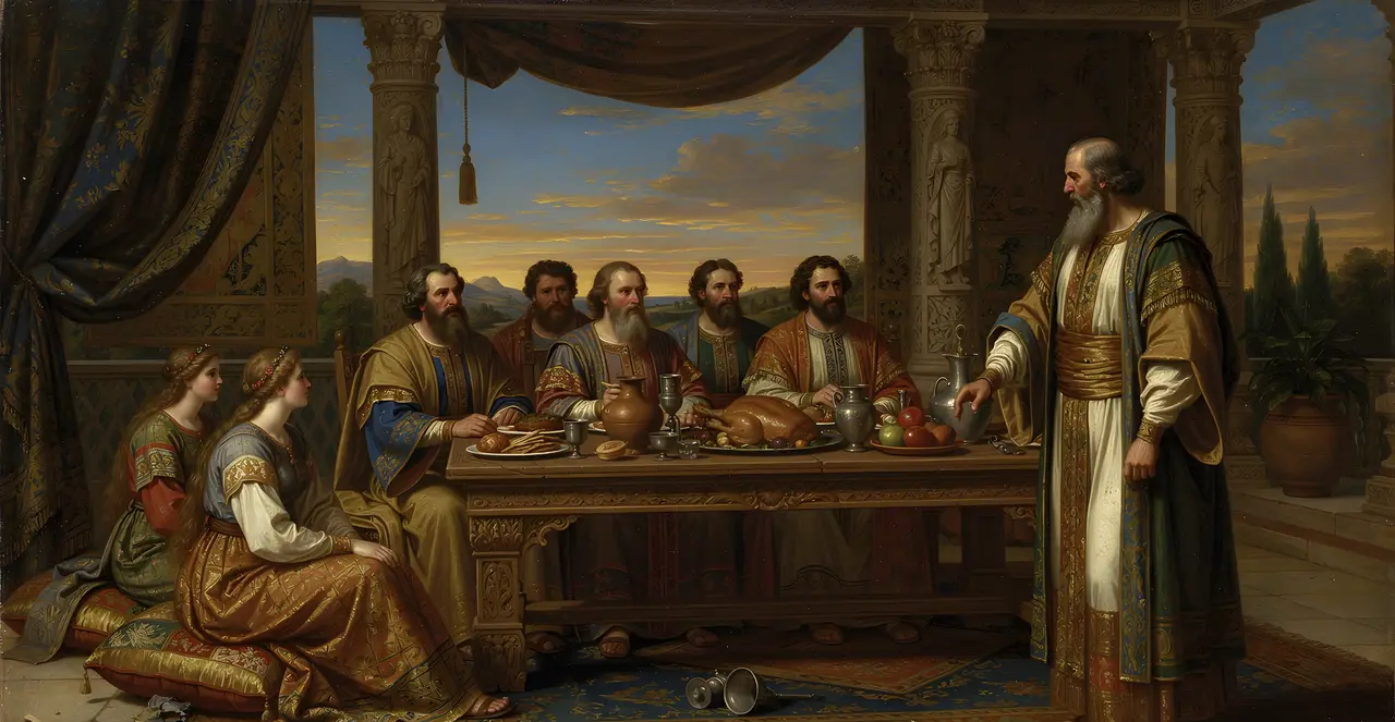 Job 1:1-4 — Job, oil painting · TruthPrints
