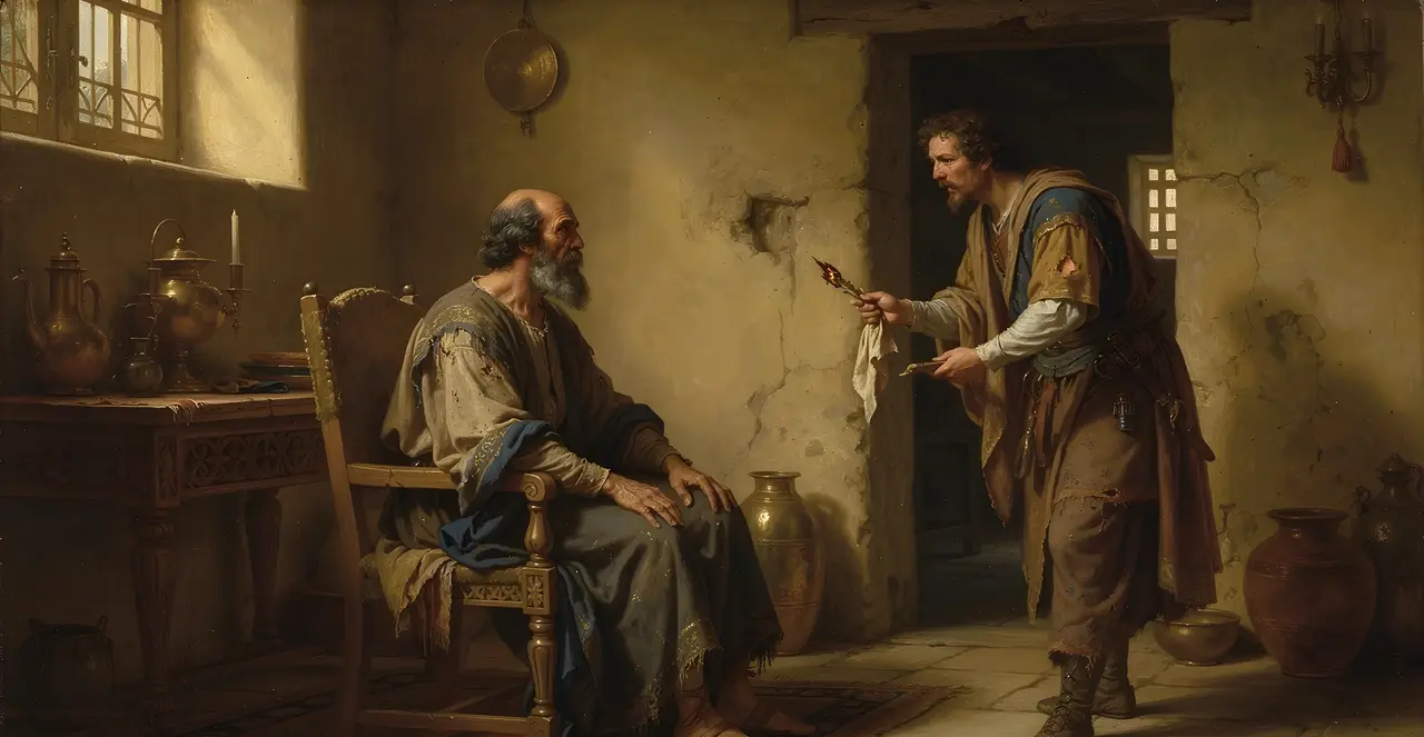 Job 1:12-15 — Job, oil painting · TruthPrints